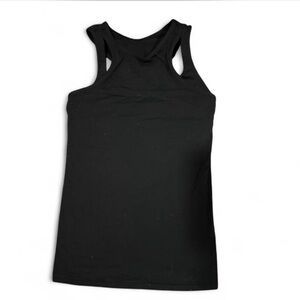 Lululemon black tank top nulu size 4